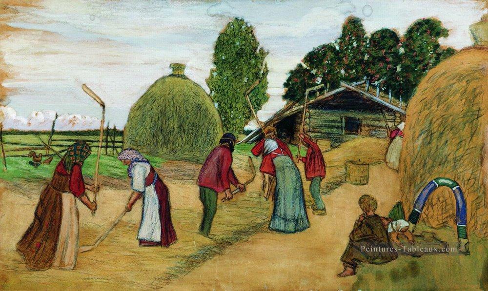 battshing 1908 Boris Mikhailovich Kustodiev Peintures à l'huile
